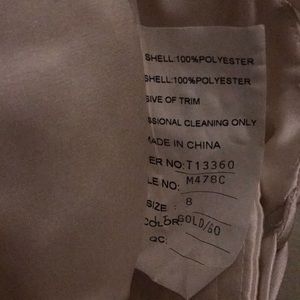 Tag for wedding dress